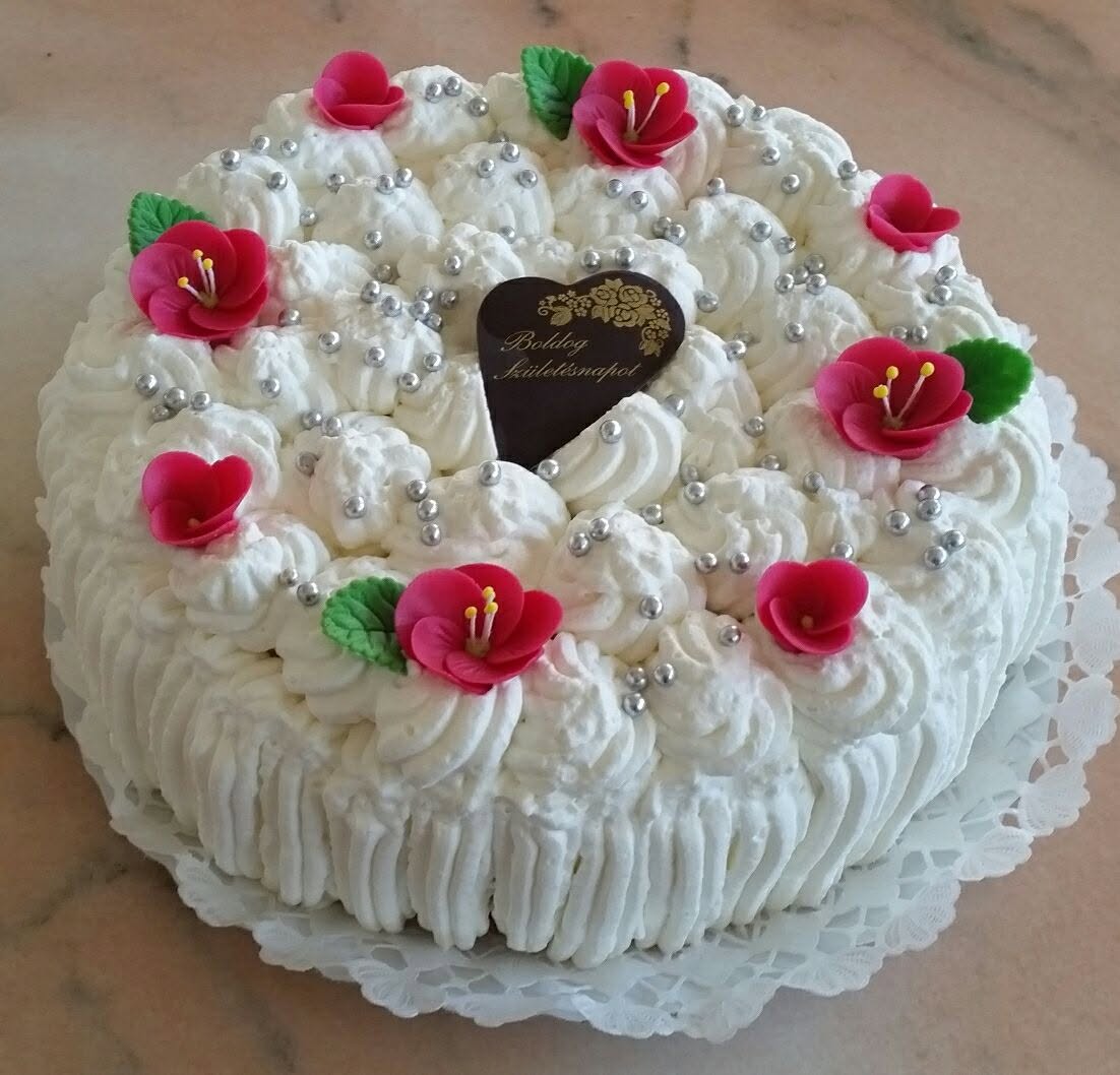 Fodor Virágos Ünnepi Torta