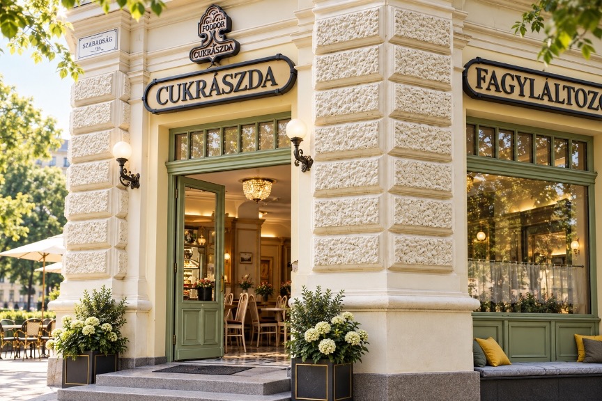 Fodor Cukrászda Szabadság tér Kecskemét